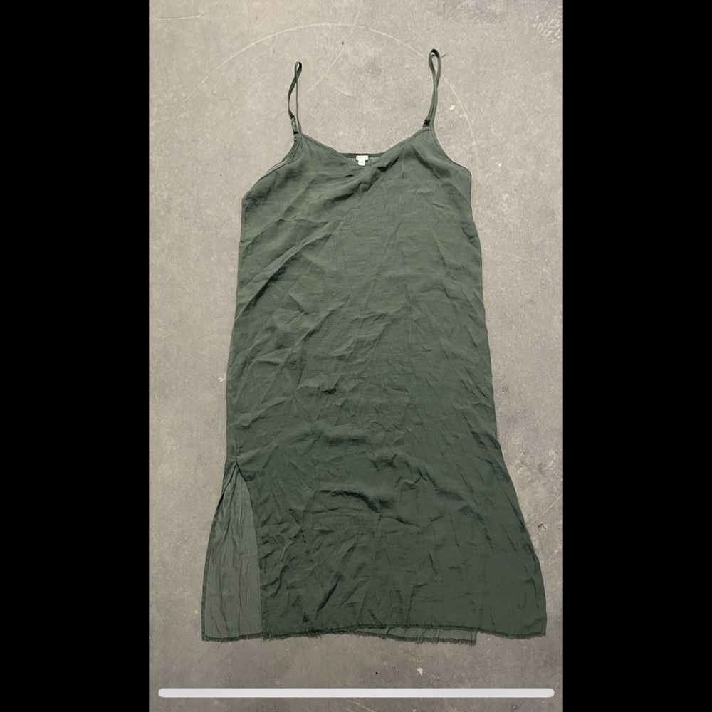 Aerie Forest Green Slip Dress